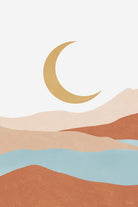 Desert Mountains II by Digital  Canvas  on GIANT ART - illustration