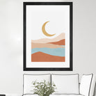 Desert Mountains II by Digital  Canvas  on GIANT ART - illustration