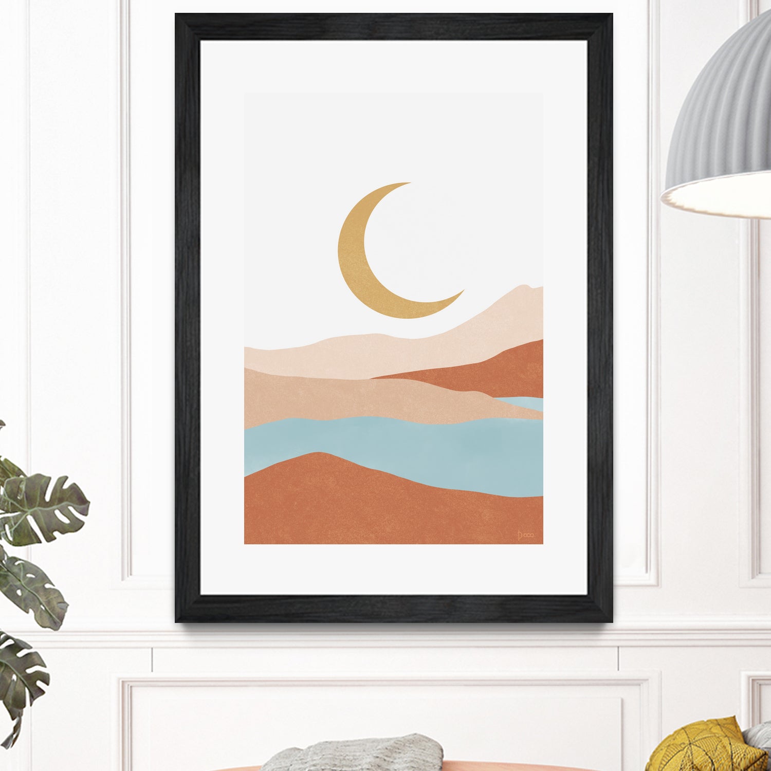 Desert Mountains II by Digital  Canvas  on GIANT ART - illustration