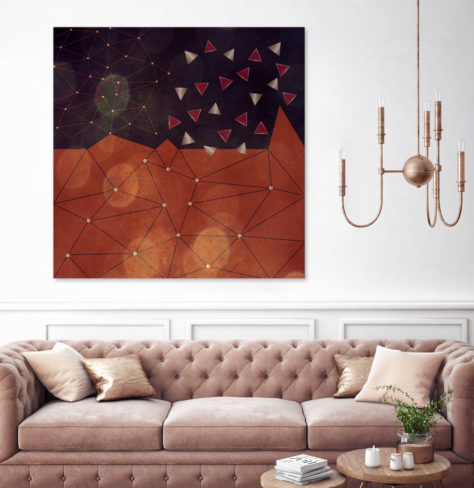 Magic Night by Mirella Pavesi on GIANT ART - brown digital painting