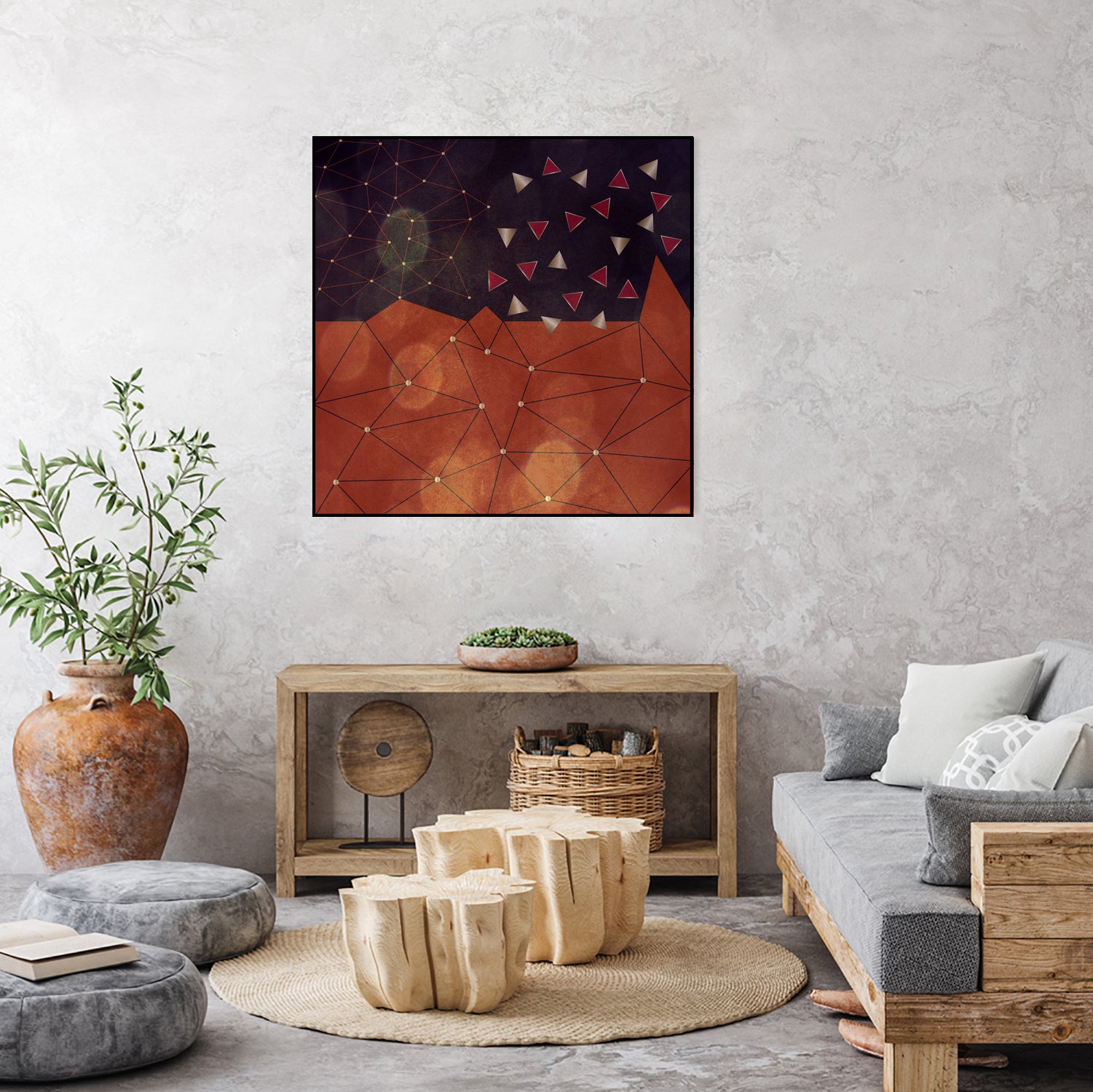 Magic Night by Mirella Pavesi on GIANT ART - brown digital painting