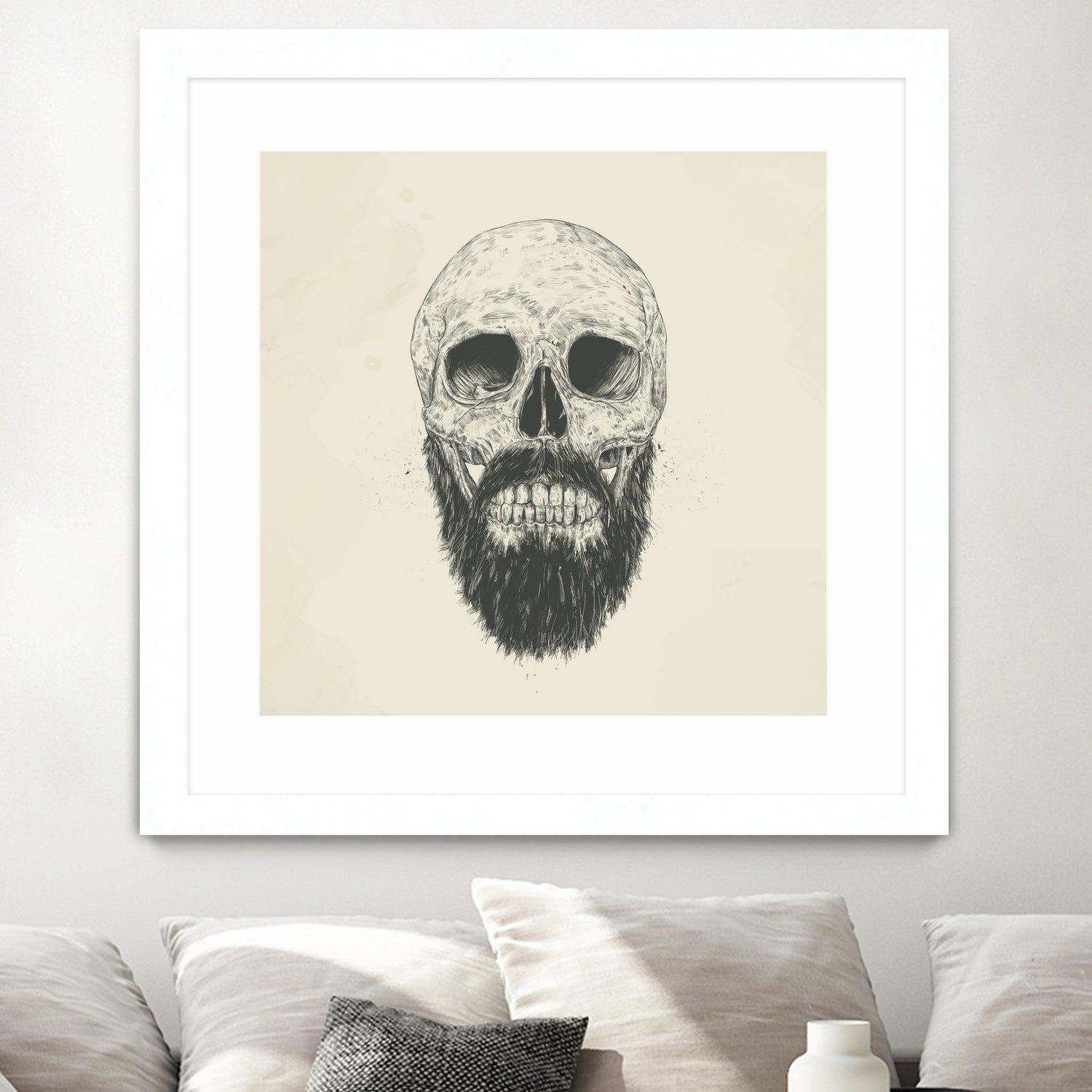 The beard is not dead by Solti Balázs on GIANT ART - brown digital drawing