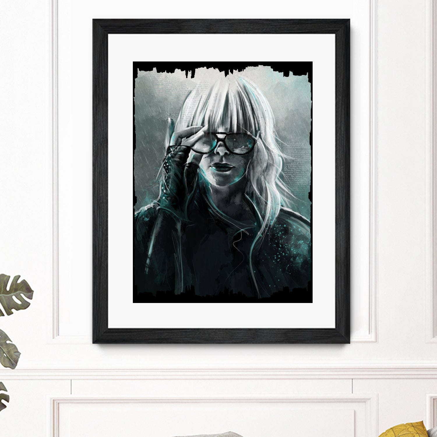 Atomic Blonde by Claudio Tosi on GIANT ART - blue digital painting