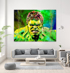 The Incredible Hulk by Daniel Janda on GIANT ART - fuchsia digital painting