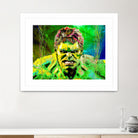 The Incredible Hulk by Daniel Janda on GIANT ART - fuchsia digital painting