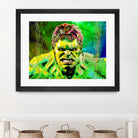 The Incredible Hulk by Daniel Janda on GIANT ART - fuchsia digital painting