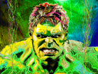 The Incredible Hulk by Daniel Janda on GIANT ART - fuchsia digital painting