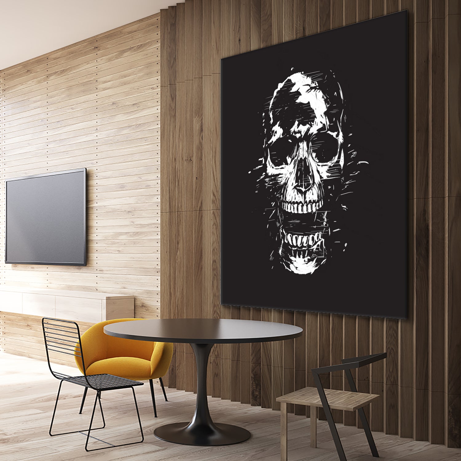 Scream by Solti Balázs on GIANT ART - black mixed media