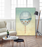 balloon fish by Vin Zzep on GIANT ART - white digital painting