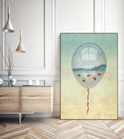 balloon fish by Vin Zzep on GIANT ART - white digital painting