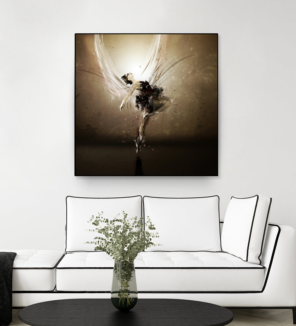 The Black Swan by Claudio Tosi on GIANT ART - black digital painting