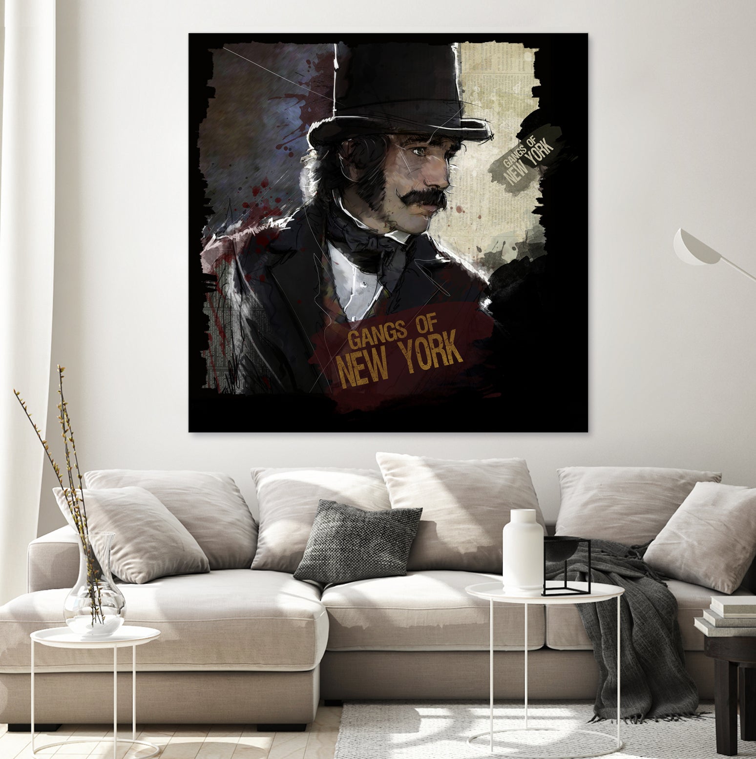 Gangs of New York by Claudio Tosi on GIANT ART - yellow digital painting