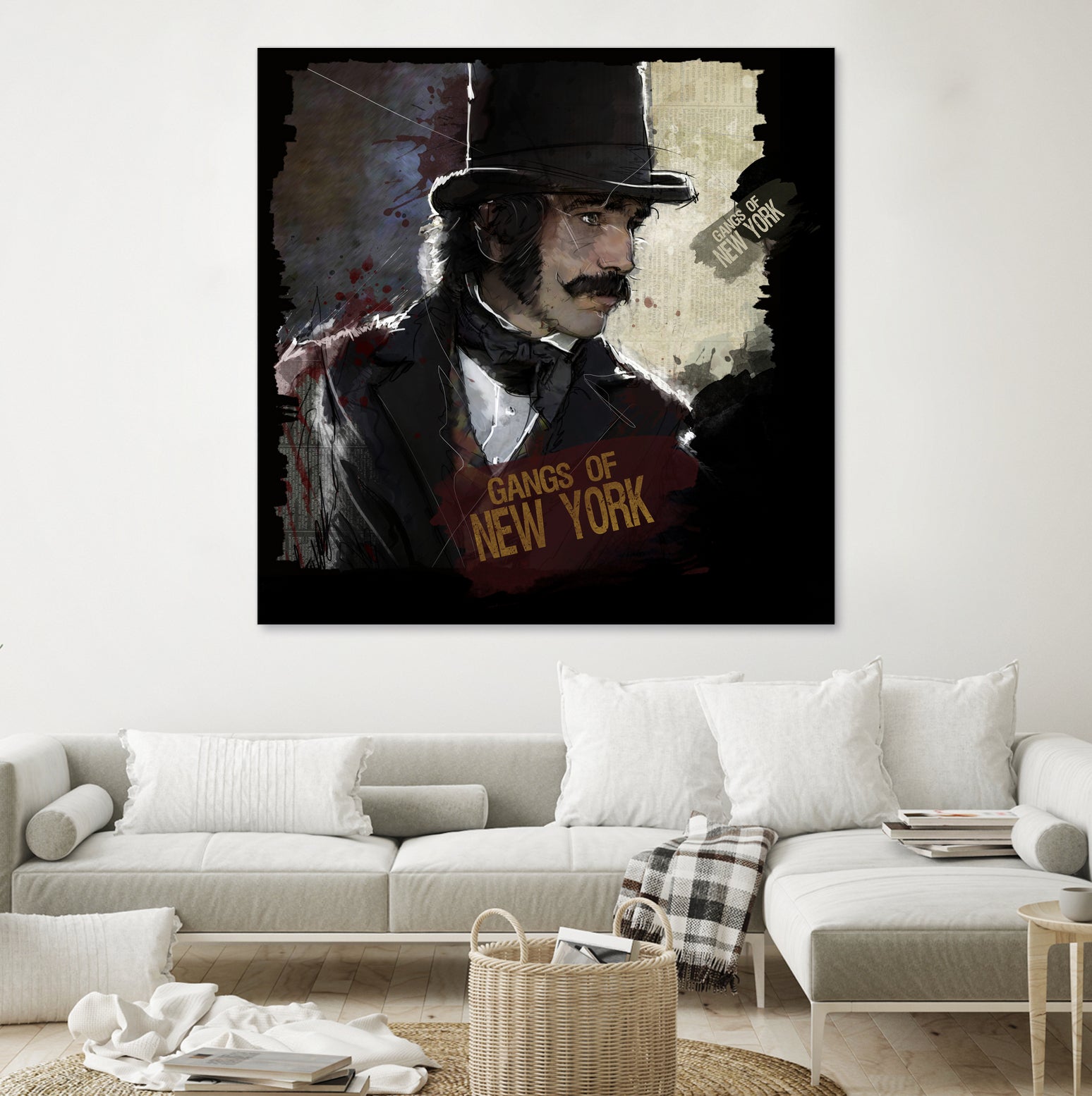 Gangs of New York by Claudio Tosi on GIANT ART - yellow digital painting