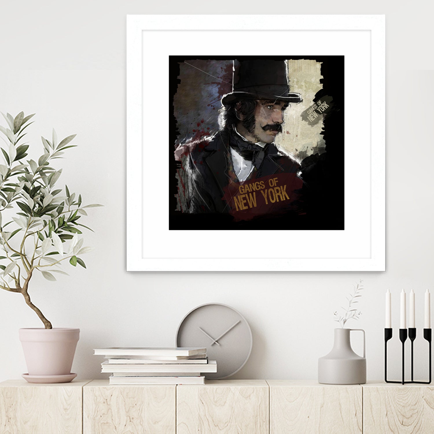 Gangs of New York by Claudio Tosi on GIANT ART - yellow digital painting