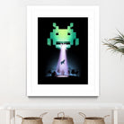 Space Invaders by Vincent Trinidad on GIANT ART - black digital painting