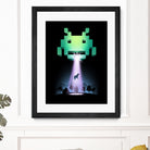 Space Invaders by Vincent Trinidad on GIANT ART - black digital painting