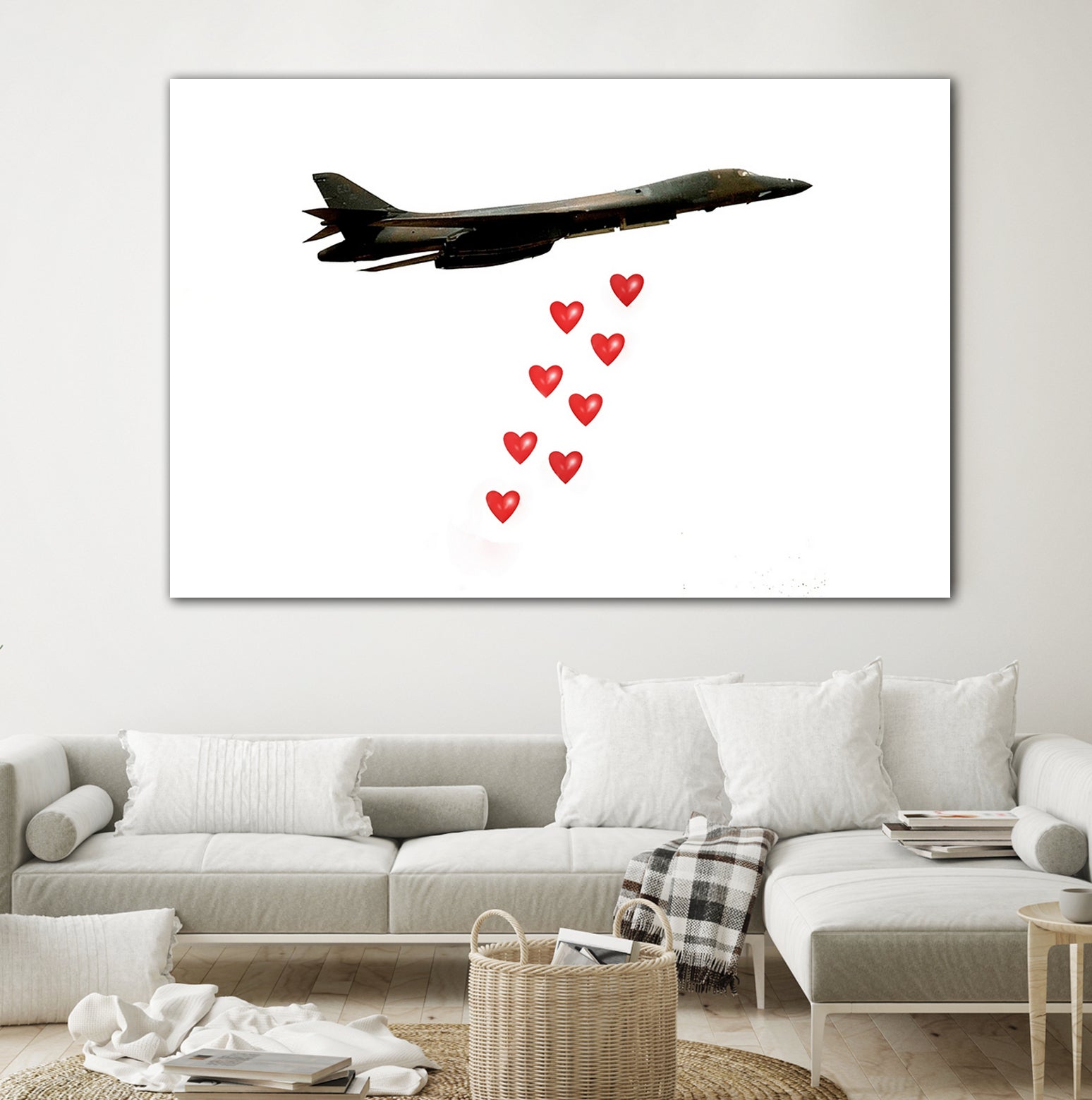 LOVE BOMBER by Michael Benisty on GIANT ART - white photo illustration