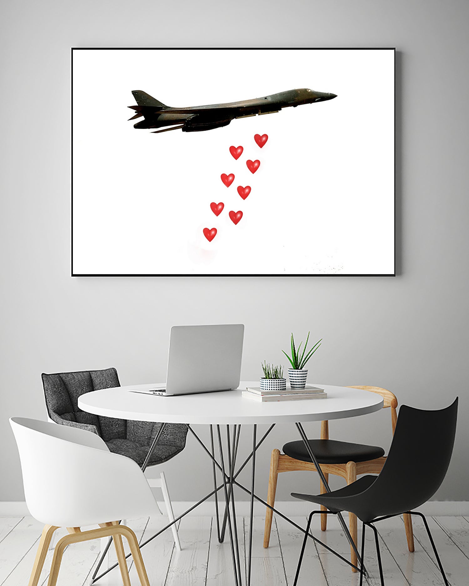 LOVE BOMBER by Michael Benisty on GIANT ART - white photo illustration