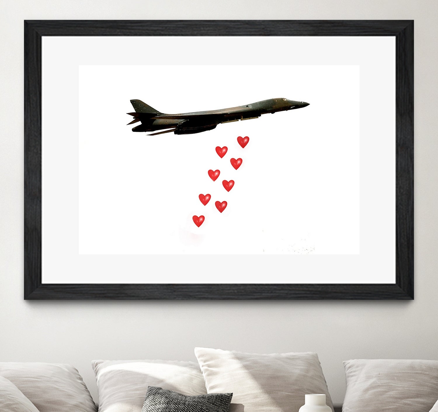 LOVE BOMBER by Michael Benisty on GIANT ART - white photo illustration