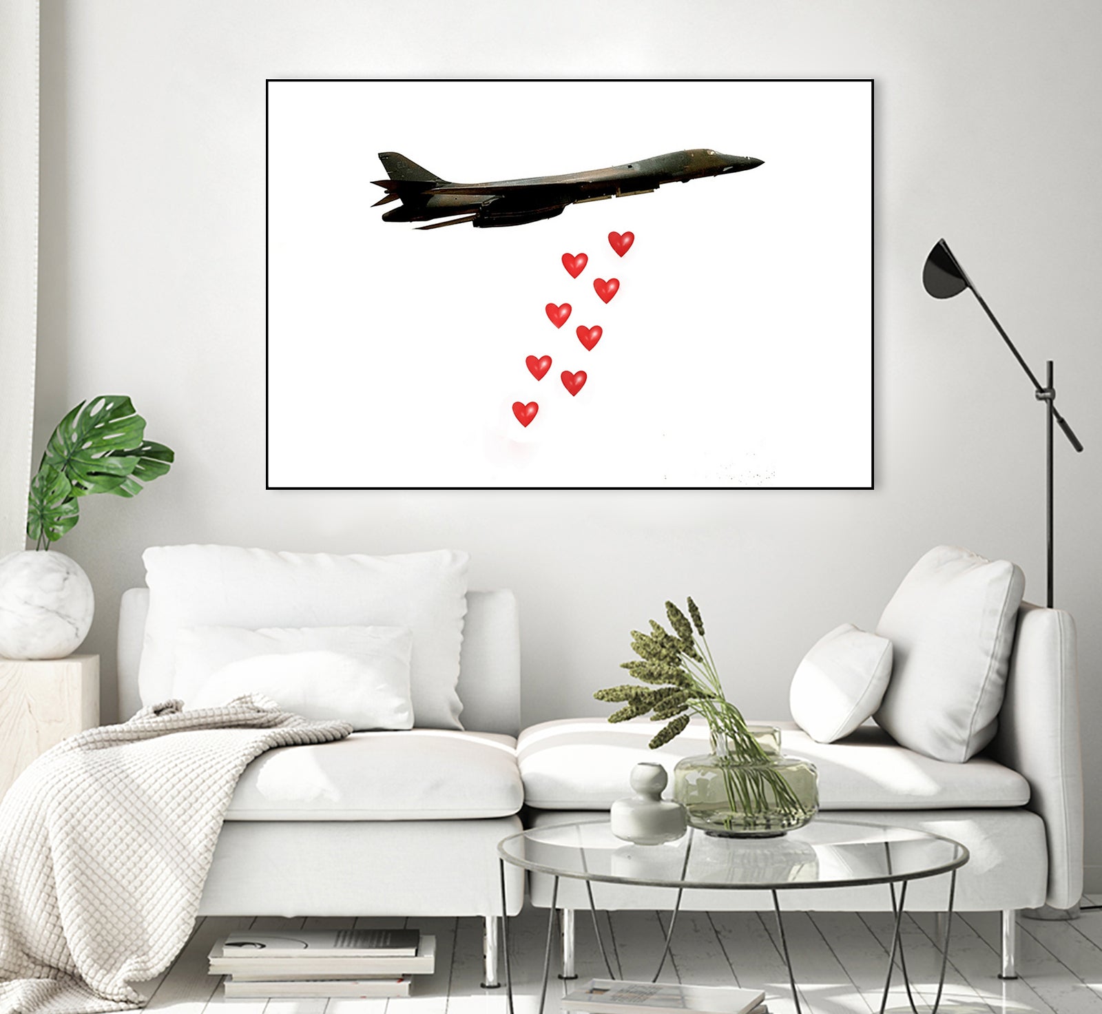 LOVE BOMBER by Michael Benisty on GIANT ART - white photo illustration