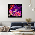 Mega Gengar by Victoria Fernández Bravo on GIANT ART - fuchsia digital drawing