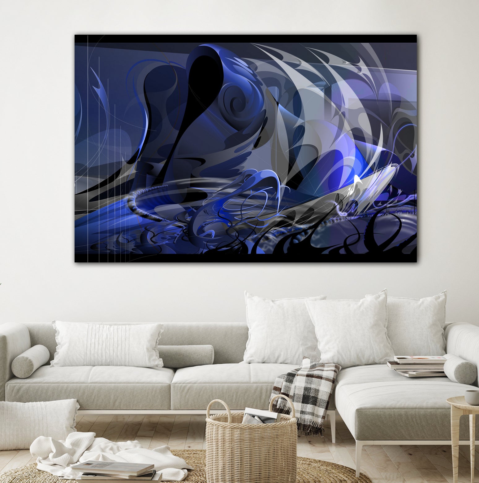 CURRENTS - Special Request Edition by James Mulvania on GIANT ART - white digital drawing