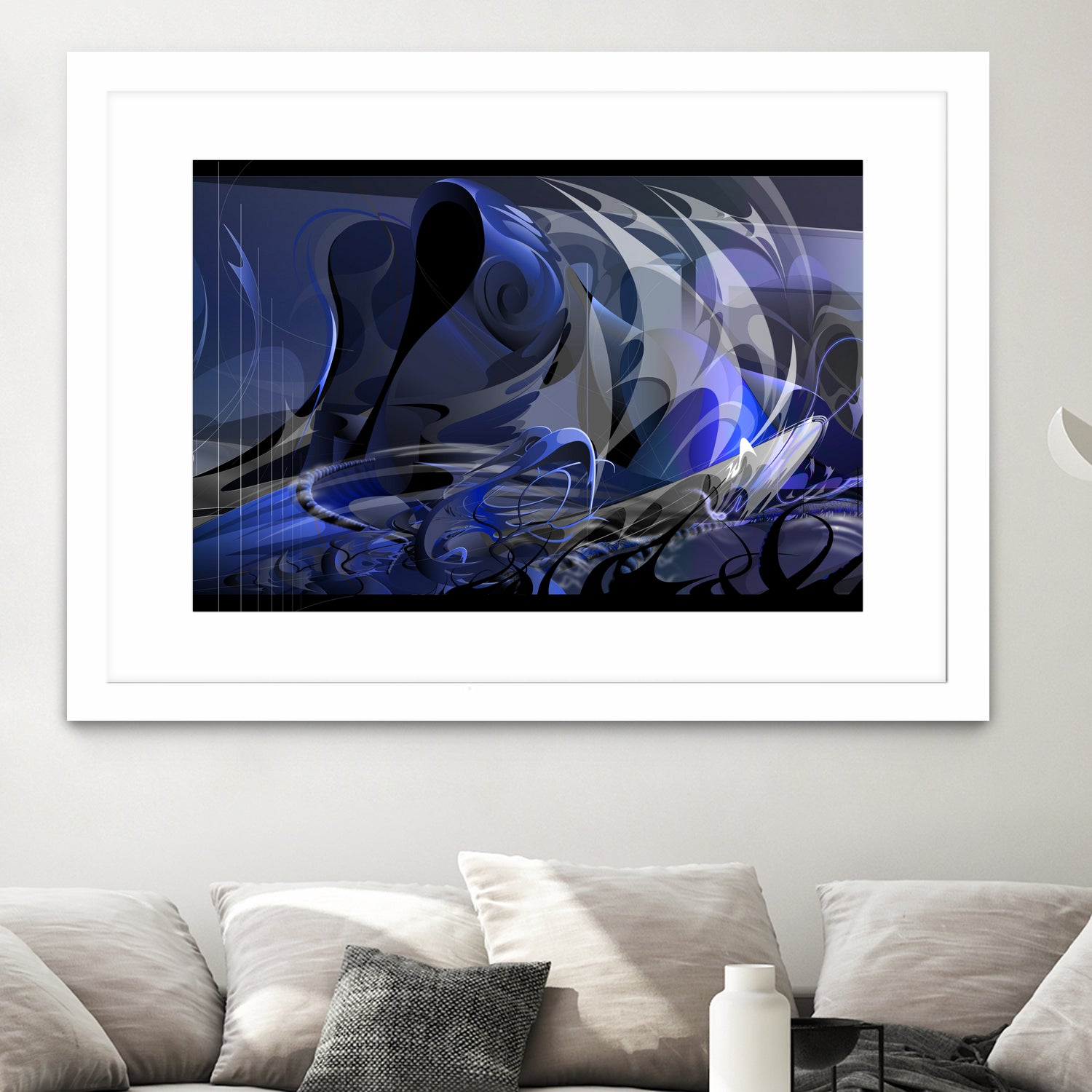 CURRENTS - Special Request Edition by James Mulvania on GIANT ART - white digital drawing