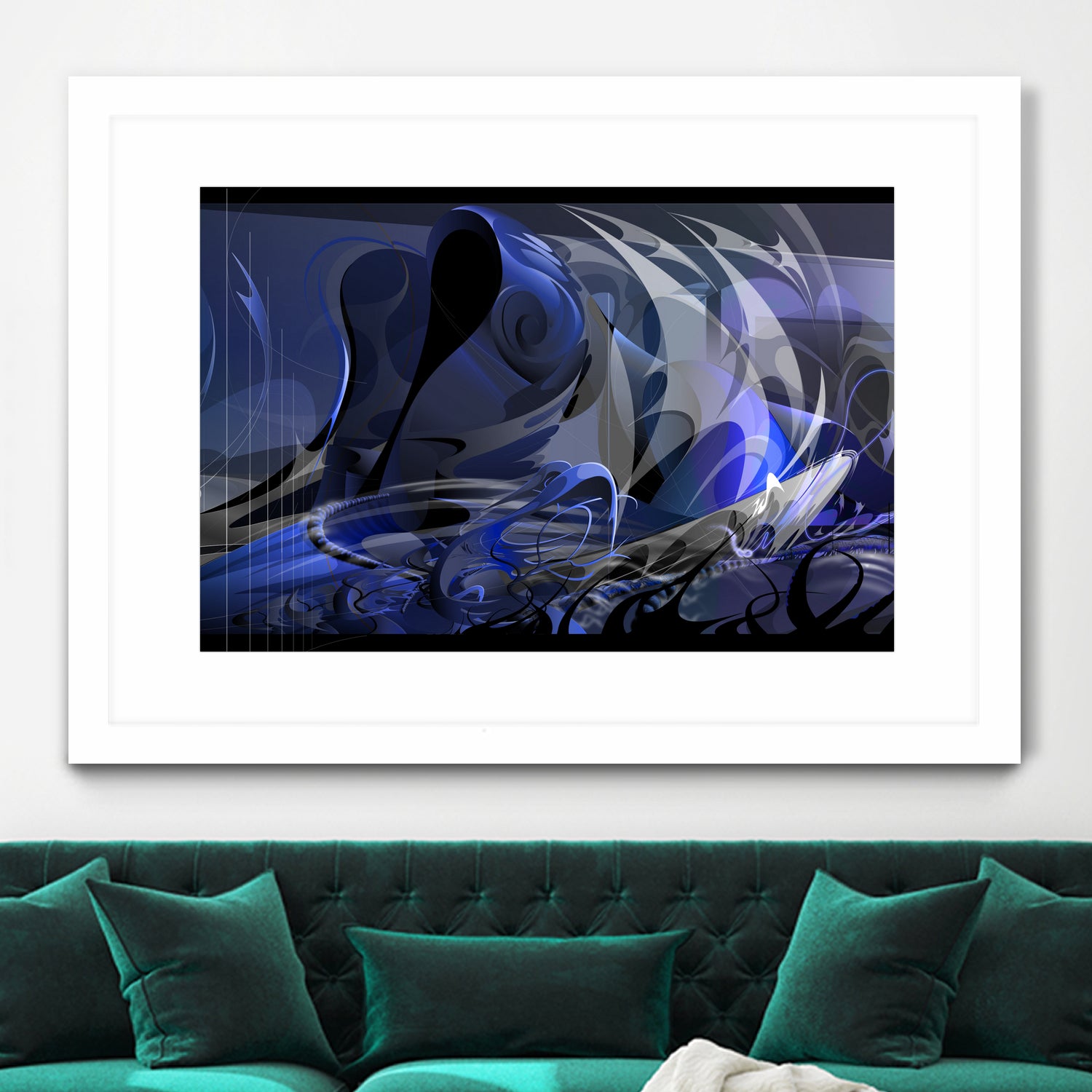 CURRENTS - Special Request Edition by James Mulvania on GIANT ART - white digital drawing