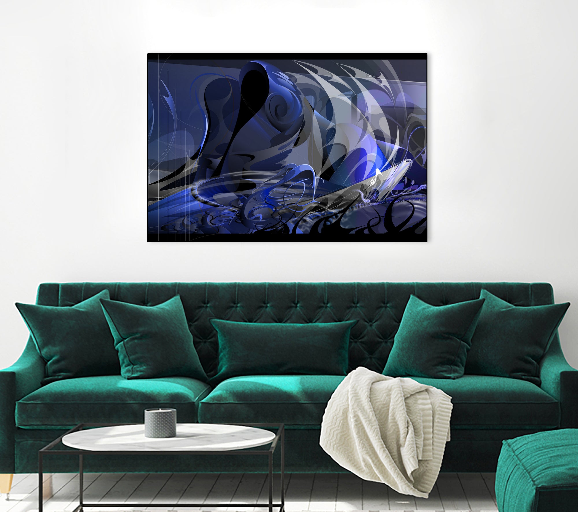 CURRENTS - Special Request Edition by James Mulvania on GIANT ART - white digital drawing