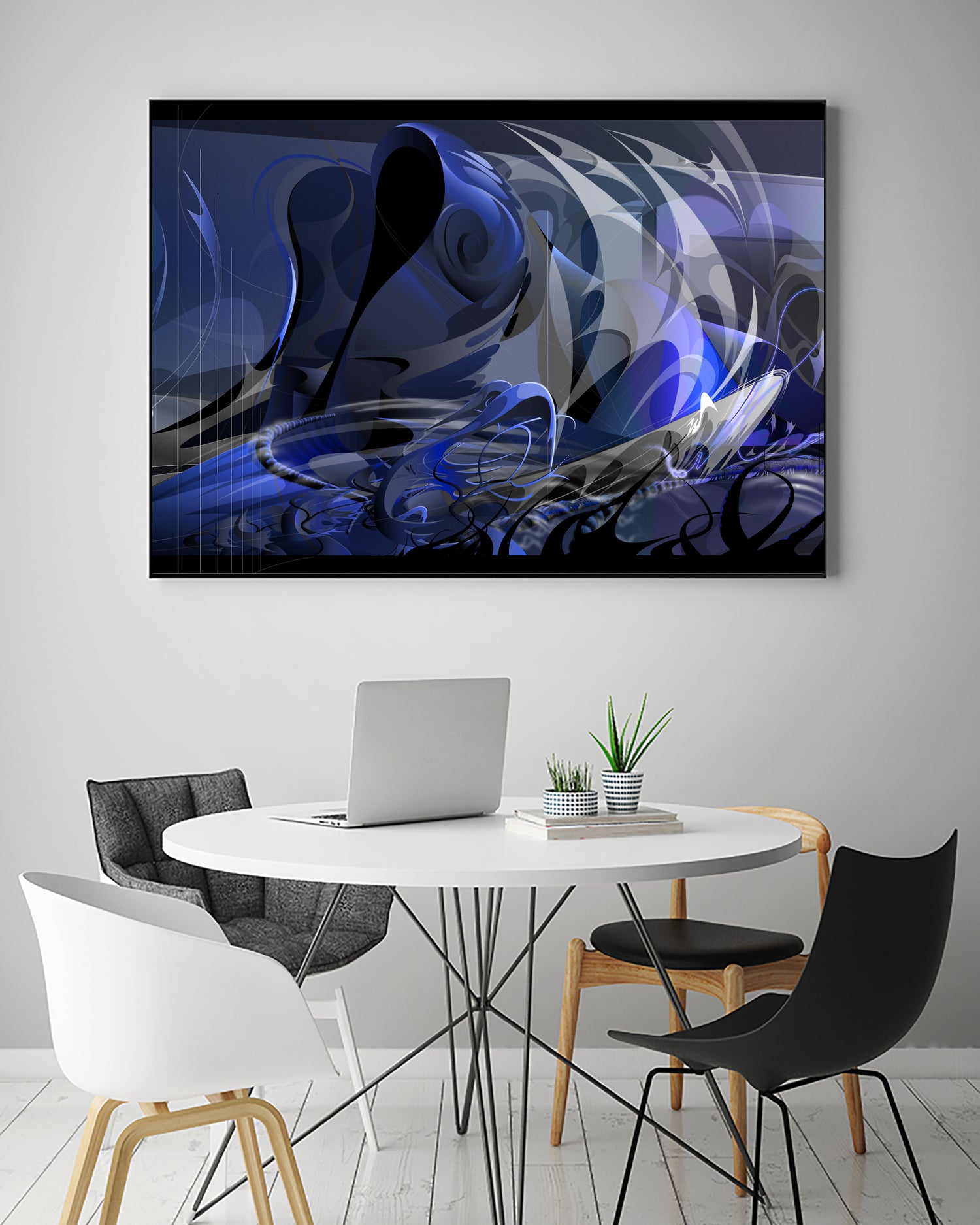 CURRENTS - Special Request Edition by James Mulvania on GIANT ART - white digital drawing