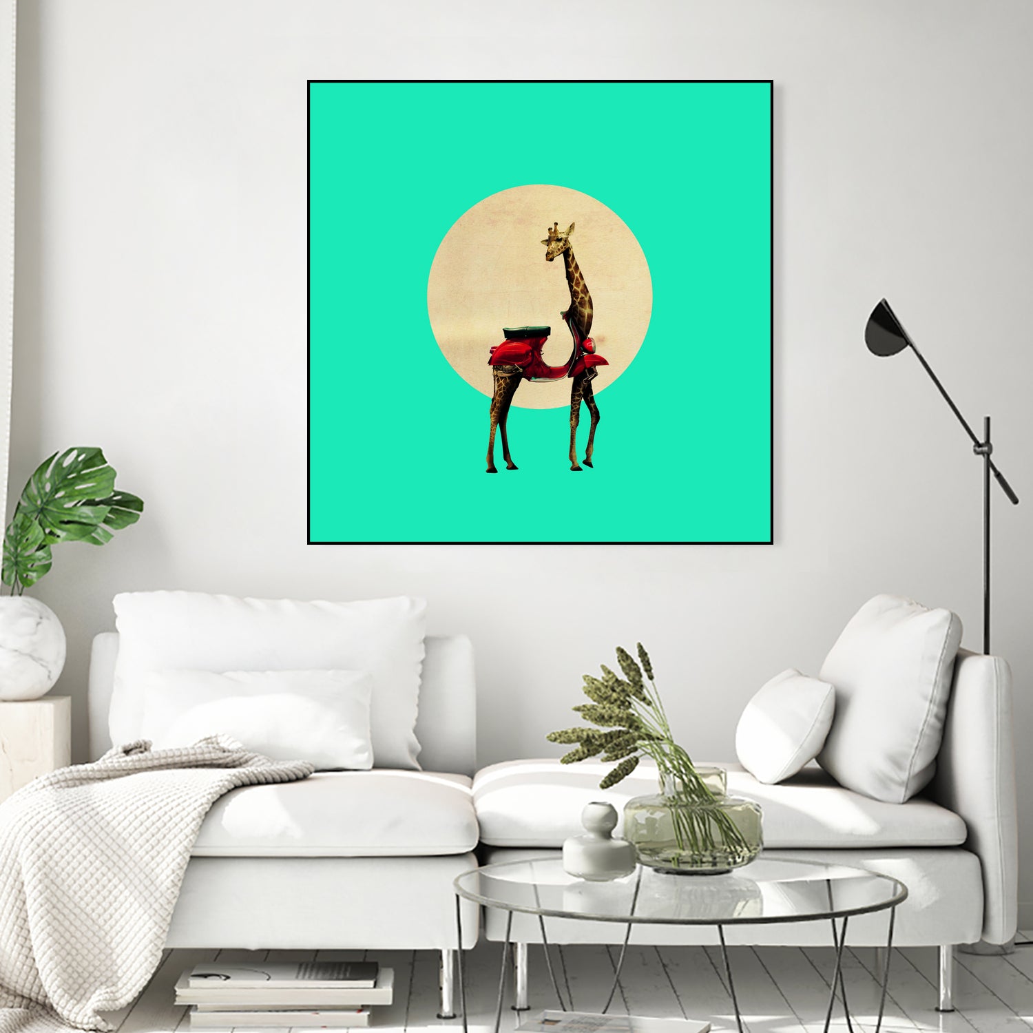 Giraffe by Ali Gulec on GIANT ART - white photo manipulation