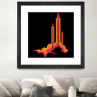 Liftoff! by Wayne Minnis on GIANT ART - orange digital drawing