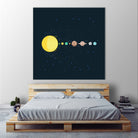 Solar System by Alessandra Gagliano on GIANT ART - blue photo illustration