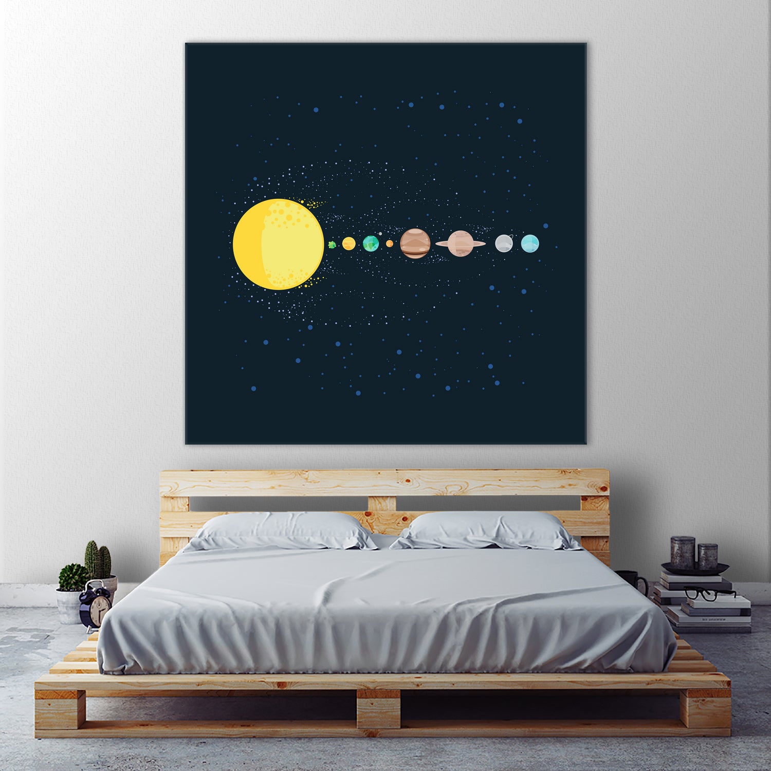 Solar System by Alessandra Gagliano on GIANT ART - blue photo illustration