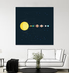 Solar System by Alessandra Gagliano on GIANT ART - blue photo illustration