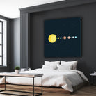 Solar System by Alessandra Gagliano on GIANT ART - blue photo illustration