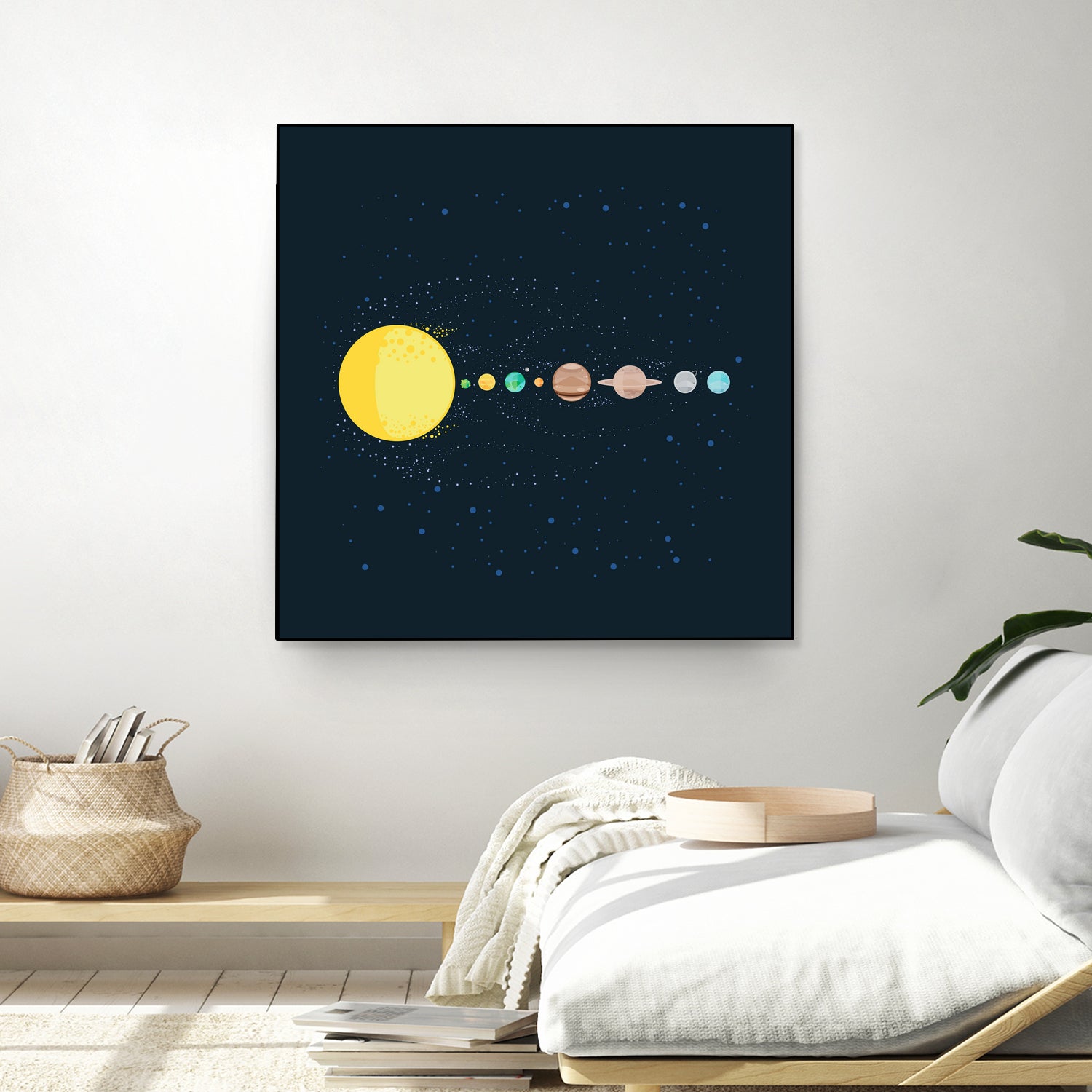 Solar System by Alessandra Gagliano on GIANT ART - blue photo illustration