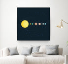 Solar System by Alessandra Gagliano on GIANT ART - blue photo illustration