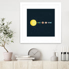 Solar System by Alessandra Gagliano on GIANT ART - blue photo illustration