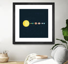 Solar System by Alessandra Gagliano on GIANT ART - blue photo illustration