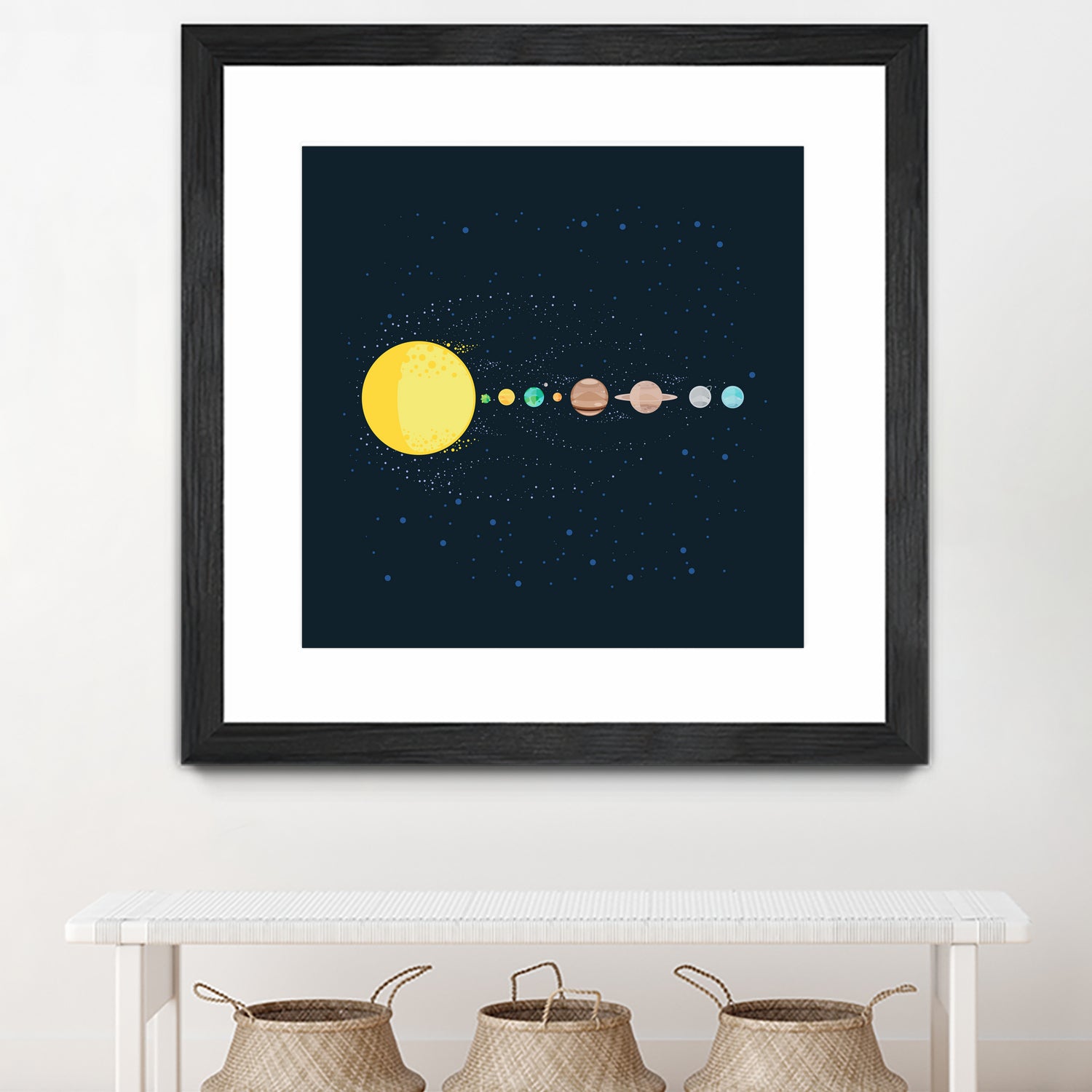 Solar System by Alessandra Gagliano on GIANT ART - blue photo illustration