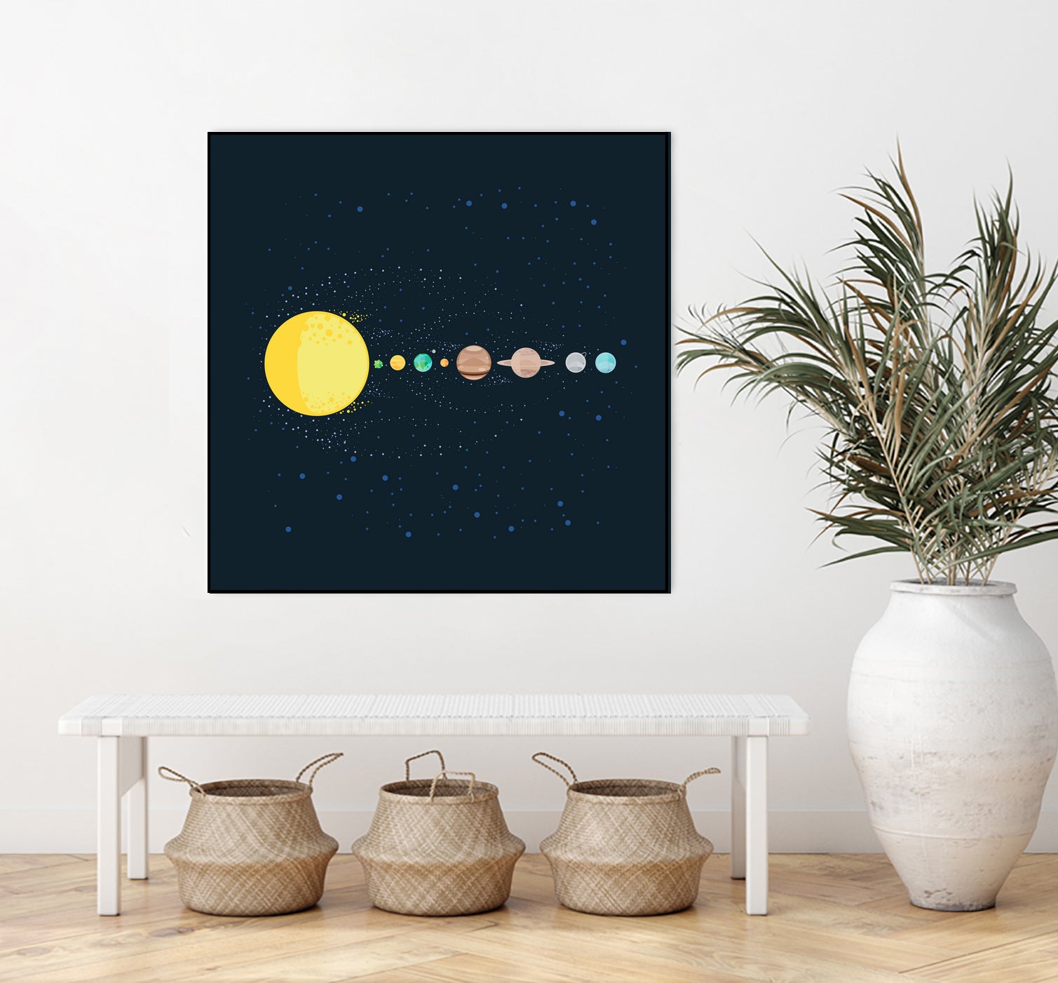 Solar System by Alessandra Gagliano on GIANT ART - blue photo illustration