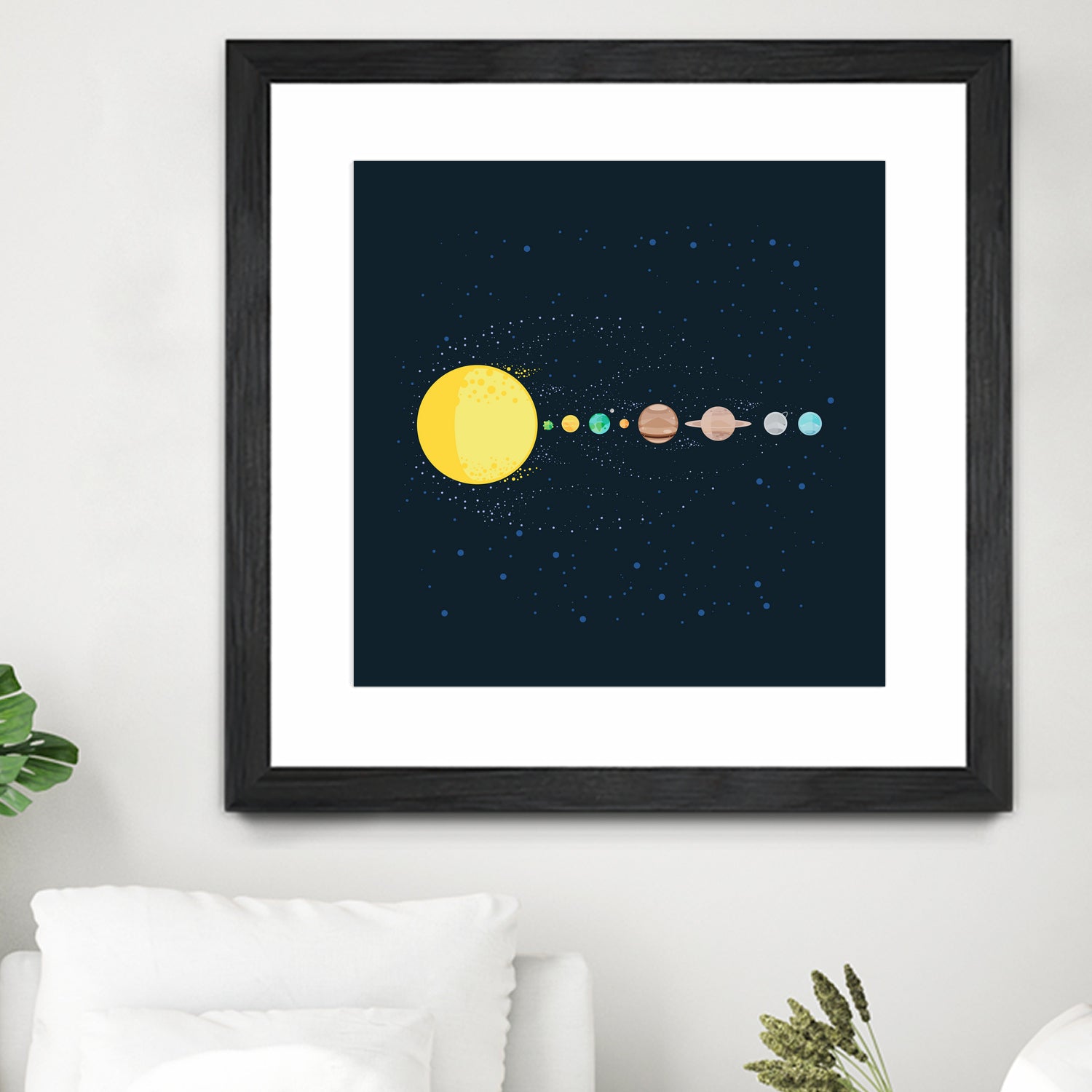 Solar System by Alessandra Gagliano on GIANT ART - blue photo illustration