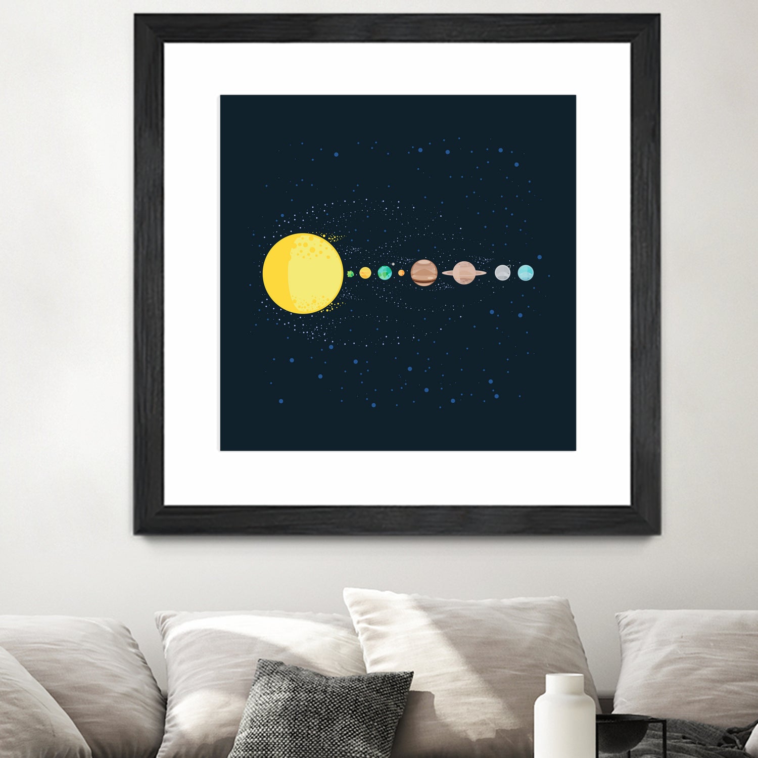 Solar System by Alessandra Gagliano on GIANT ART - blue photo illustration