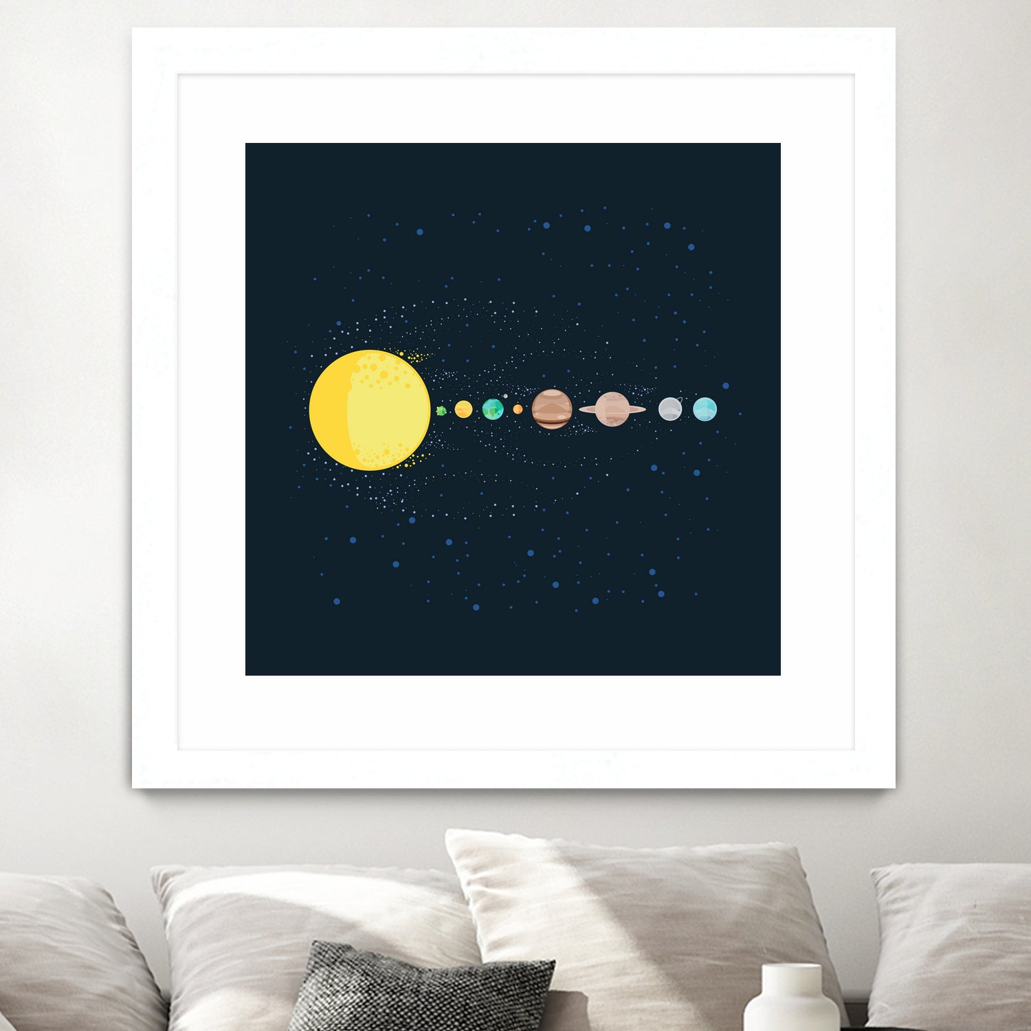 Solar System by Alessandra Gagliano on GIANT ART - blue photo illustration