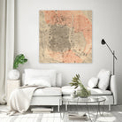 Vintage Map of Madrid Spain (1861) by Adam Shaw on GIANT ART - white photo illustration