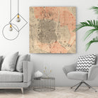 Vintage Map of Madrid Spain (1861) by Adam Shaw on GIANT ART - white photo illustration