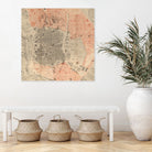 Vintage Map of Madrid Spain (1861) by Adam Shaw on GIANT ART - white photo illustration