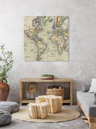 Vintage Map of The World (1766) by Adam Shaw on GIANT ART - white photo illustration