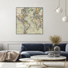 Vintage Map of The World (1766) by Adam Shaw on GIANT ART - white photo illustration